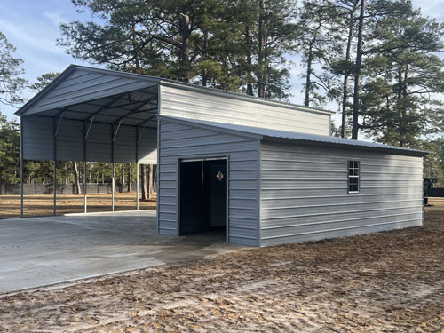 carport shed metal building stormor middle georgia