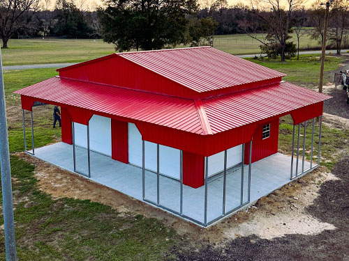 metal steel barn and garage stormor middle georgia